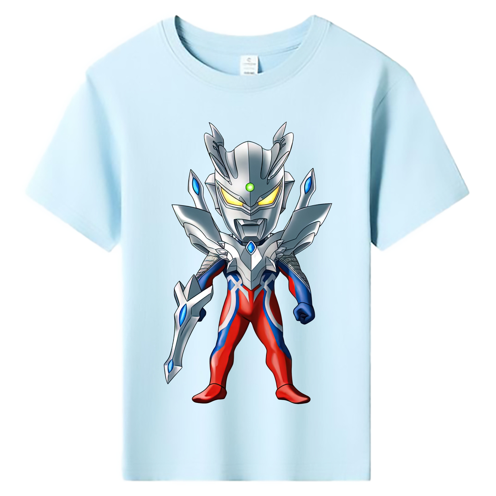 （画像用） ウルトラマン Ultraman 綿100％キッズTシャツ（フロントプリント）